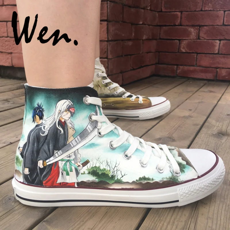 Wen Custom Anime Noragami Hand Painted Skateboarding Shoes Sneakers Choose Gifts High Top Outdoor Activities Clause Unisex Shoes
Wen Custom Anime Noragami Hand Painted Skateboarding Shoes Sneakers Choose Gifts High Top Outdoor Activities Clause Unisex Shoes