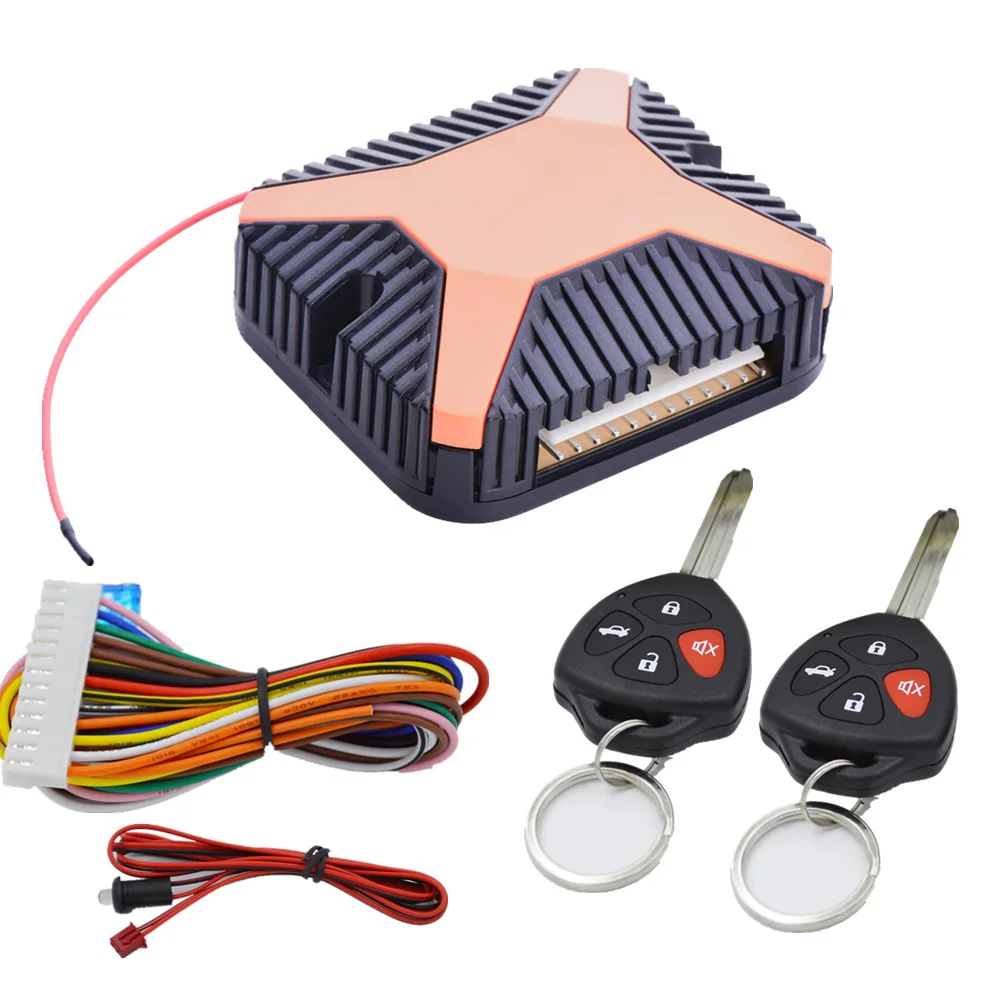 Keyless Entry Central Locking System Universal With Car Alarm System Remotr Trunk Release Window Outpu with 2 Remote Control
Keyless Entry Central Locking System Universal With Car Alarm System Remotr Trunk Release Window Outpu with 2 Remote Control