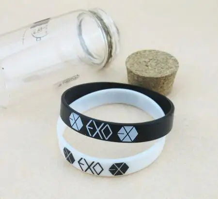Оптовая продажа мужской или женский браслет KPOP EXO K XOXO jelly|women bracelet|bracelet wholesalewholesale