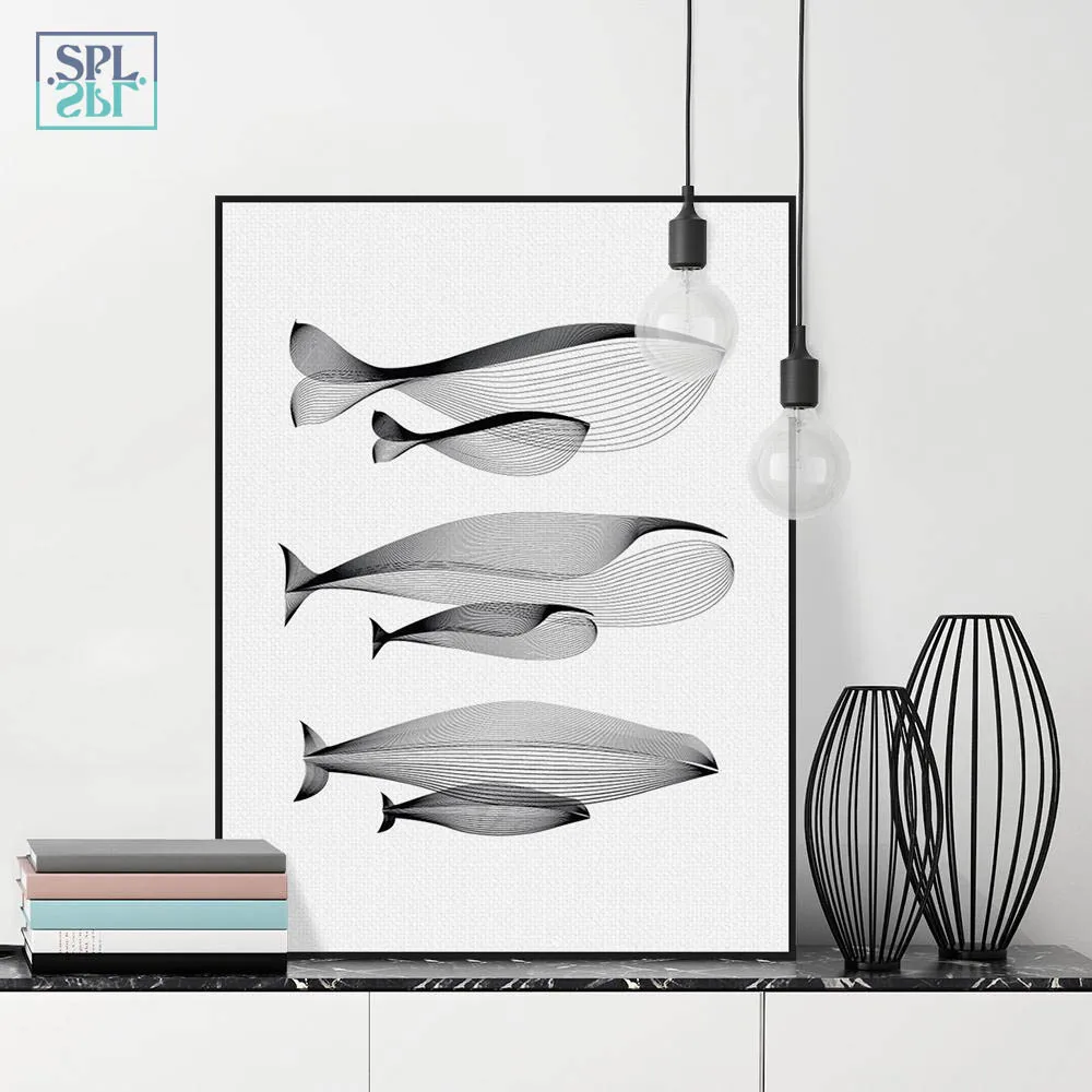 SPLSPL Whale Animals Wall Art Canvas Painting HD Print Decoration Picture for Living Room Without Wooden Frame ornamentation
SPLSPL Whale Animals Wall Art Canvas Painting HD Print Decoration Picture for Living Room Without Wooden Frame ornamentation