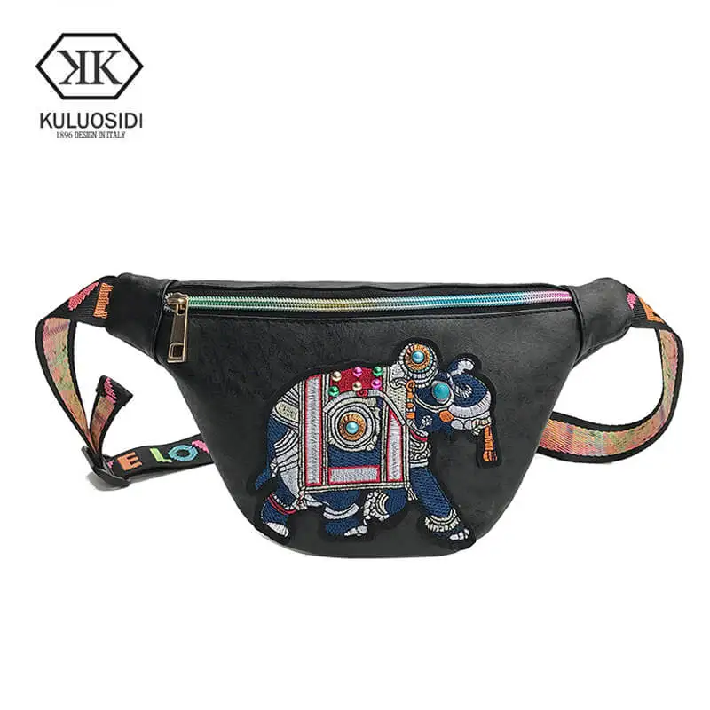 KULUOSIDI Fashion Women Waist Bag Embroidery Fanny Waist Pack for Women Shoulder Bags Luxury Pu Leather Chest Bag Lady Belt Bag
KULUOSIDI Fashion Women Waist Bag Embroidery Fanny Waist Pack for Women Shoulder Bags Luxury Pu Leather Chest Bag Lady Belt Bag