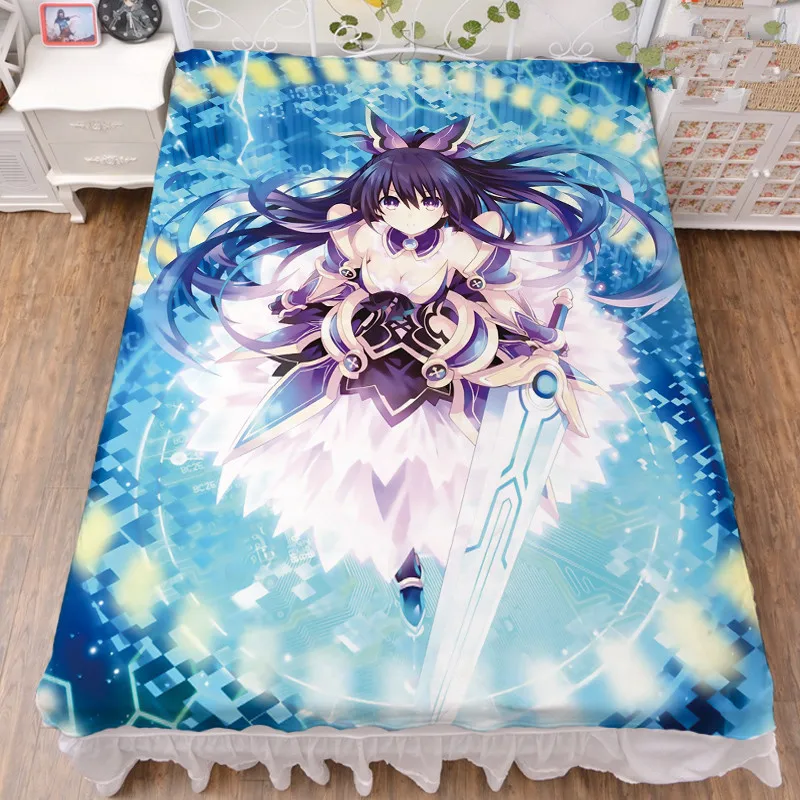 Anime DATE A LIVE sexy girl Yatogami Tohka Princess Sandalphon Milk Fiber Bed Sheet & Flannel Blanket Summer Quilt 150x200cm
Anime DATE A LIVE sexy girl Yatogami Tohka Princess Sandalphon Milk Fiber Bed Sheet & Flannel Blanket Summer Quilt 150x200cm