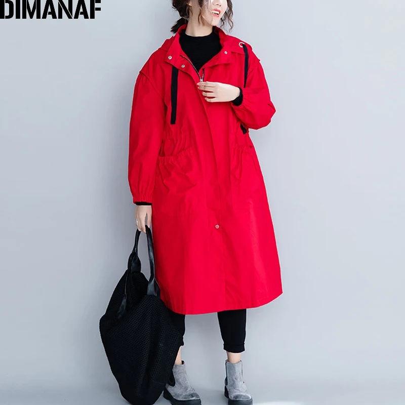 DIMANAF Women Long Coat Winter Oversized Jacket Thick Clothing Big Size Female Loose Zipper Cardigan Outerwear Pockets 2019 Red
DIMANAF Women Long Coat Winter Oversized Jacket Thick Clothing Big Size Female Loose Zipper Cardigan Outerwear Pockets 2019 Red