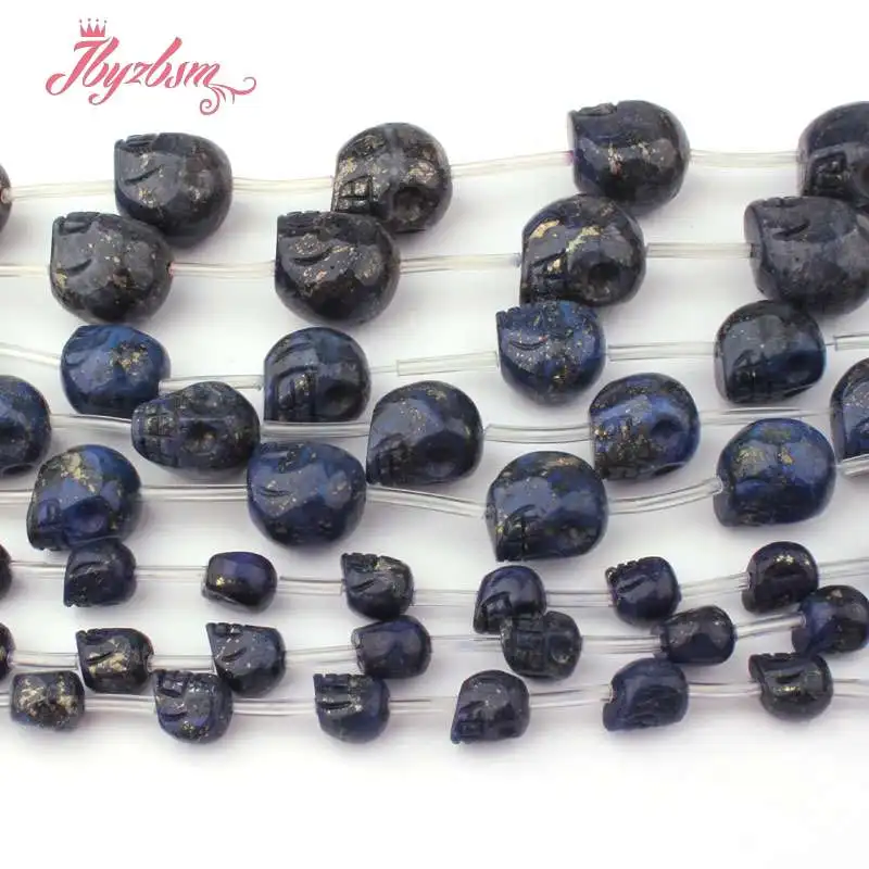 8,12x14,14x16mm Carve Skull Blue Lapis Lazuli Beads Natural Stone Beads For Necklace Bracelet Jewelry Making 15" Free Shipping
8,12x14,14x16mm Carve Skull Blue Lapis Lazuli Beads Natural Stone Beads For Necklace Bracelet Jewelry Making 15" Free Shipping