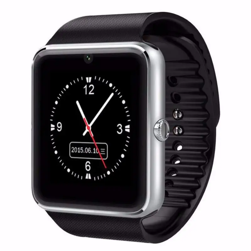 GIAUSA Bluetooth Смарт часы GT08 Поддержка 2G SIM TF камера Smartwatch с сенсорным экраном большой