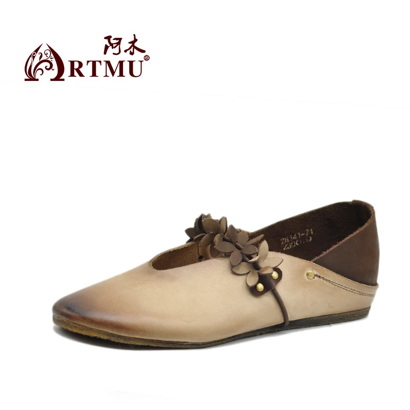 Artmu Original Retro Women's Shoes Flower Shallow-mouthed Genuine Leather Soft Flat Shoes Two Ways to Wear Handmade Flats
Artmu Original Retro Women's Shoes Flower Shallow-mouthed Genuine Leather Soft Flat Shoes Two Ways to Wear Handmade Flats