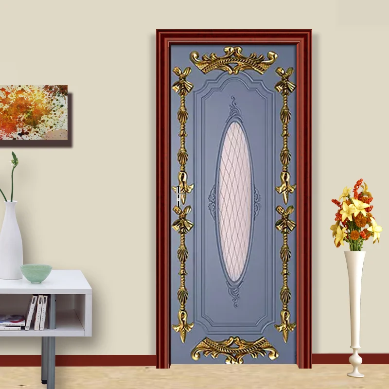 European 3D Blue Creative Art Door Sticker PVC Self Adhesive Removable Wall Sticker Living Room Door Home Decor Wallpaper Poster
European 3D Blue Creative Art Door Sticker PVC Self Adhesive Removable Wall Sticker Living Room Door Home Decor Wallpaper Poster