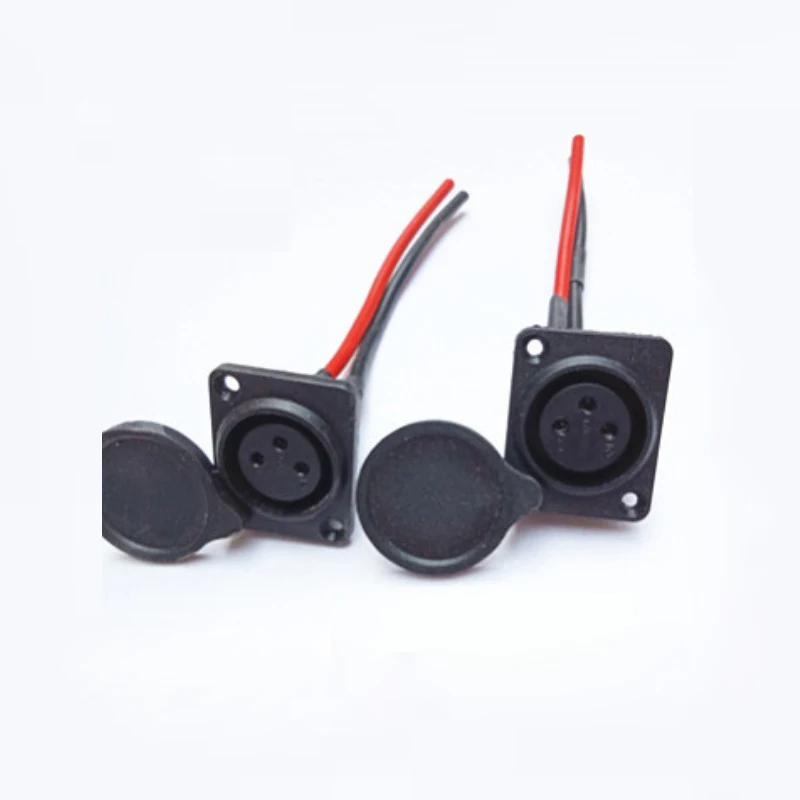 10PCS 3Pin XLR female Jack cover band Waterproof dustproof power connection With Cable For electrocar
10PCS 3Pin XLR female Jack cover band Waterproof dustproof power connection With Cable For electrocar