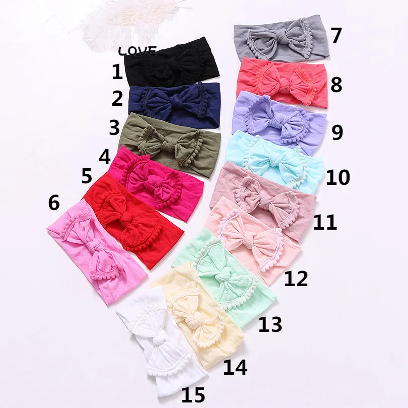 1pcs 15Colors Soft Children Nylon Headbands Stretchy Big Bow Head bands for Girls Cute headwear headband hair accessory
1pcs 15Colors Soft Children Nylon Headbands Stretchy Big Bow Head bands for Girls Cute headwear headband hair accessory