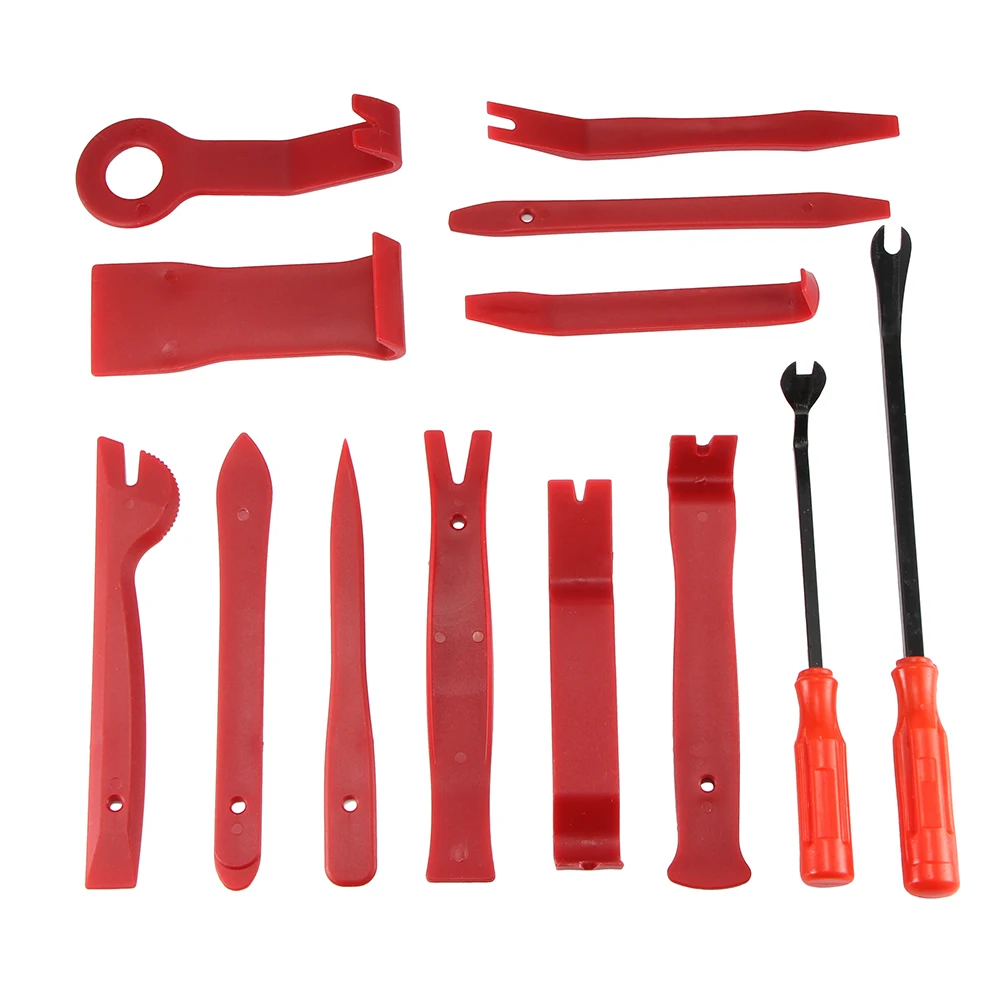 New 13pcs Car Stereo Removal Pry Handle Remover Tools Kit Auto Door Clip Panel Trim Dash Radio Audio Car Repair Kit
New 13pcs Car Stereo Removal Pry Handle Remover Tools Kit Auto Door Clip Panel Trim Dash Radio Audio Car Repair Kit