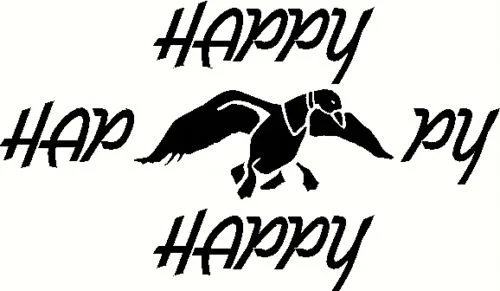 Для Duck Dynasty Commander Phil Robertson Happy Sticker автомобильный Стайлинг | Автомобили и мотоциклы