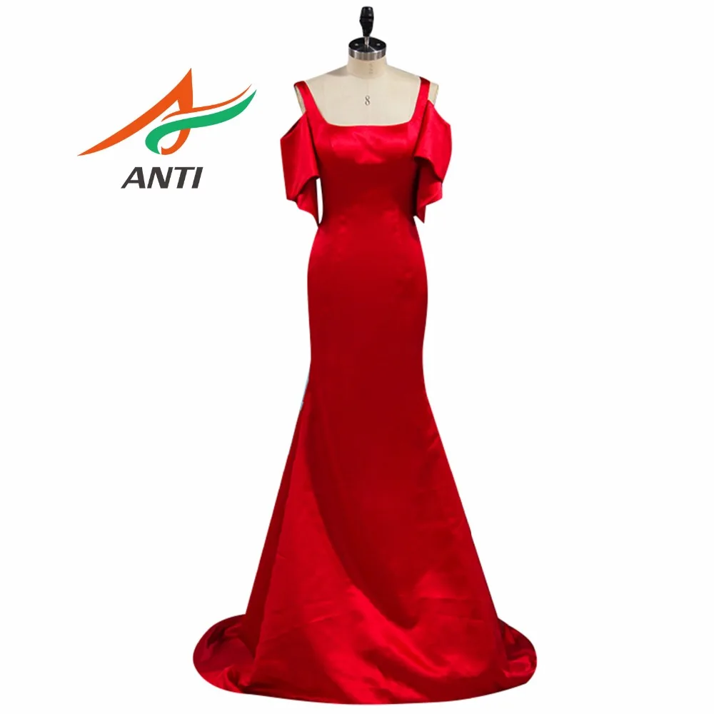 ANTI Elegant Red Mermaid Evening Dress Square Collar Satin Robe De Soiree Vestido De Festa Formal Party Evening Gowns Cap Sleeve
ANTI Elegant Red Mermaid Evening Dress Square Collar Satin Robe De Soiree Vestido De Festa Formal Party Evening Gowns Cap Sleeve