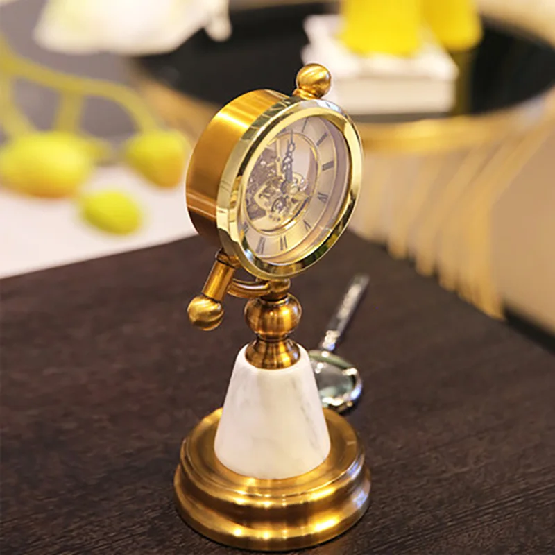 European Creative Living Room Retro Clock Bedroom Bedside Tabletop Clock Home TV Cabinet Desktop Decoration Supplies Timing Tool
European Creative Living Room Retro Clock Bedroom Bedside Tabletop Clock Home TV Cabinet Desktop Decoration Supplies Timing Tool