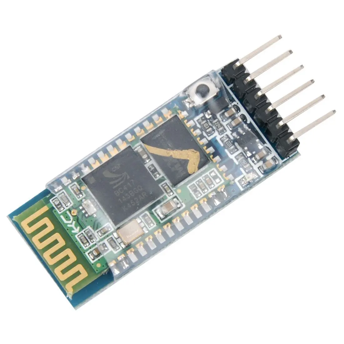 Hc-05 6 Pin Wireless Bluetooth Rf Transceiver Module Serial Bt Module For Arduino
Hc-05 6 Pin Wireless Bluetooth Rf Transceiver Module Serial Bt Module For Arduino