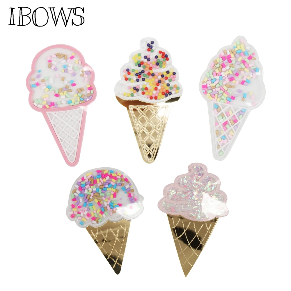 IBOWS Acrylic Liquid Quicksand Pacthes Ice Cream Sequins Patch for DIY Phone Case Hair Bows Accessories Crafts DIY Suppliers 
IBOWS Acrylic Liquid Quicksand Pacthes Ice Cream Sequins Patch for DIY Phone Case Hair Bows Accessories Crafts DIY Suppliers