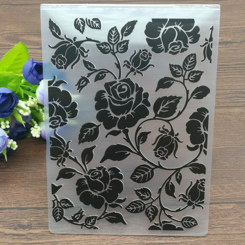 Roses Plastic Embossing Folders for DIY Scrapbooking Paper Craft/Card Making Decoration Supplies
Roses Plastic Embossing Folders for DIY Scrapbooking Paper Craft/Card Making Decoration Supplies