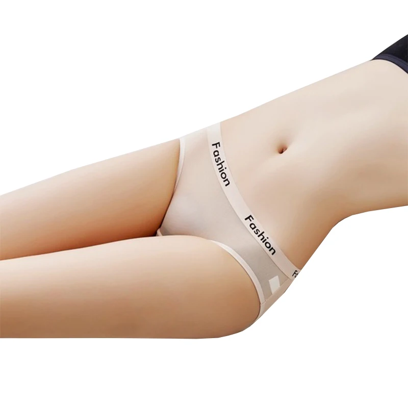 2019 Sexy Ladies Cotton Mesh Transparent Panties Thongs String Fashion Low-Rise Letter Women Underwear Seamless Briefs Summer
2019 Sexy Ladies Cotton Mesh Transparent Panties Thongs String Fashion Low-Rise Letter Women Underwear Seamless Briefs Summer