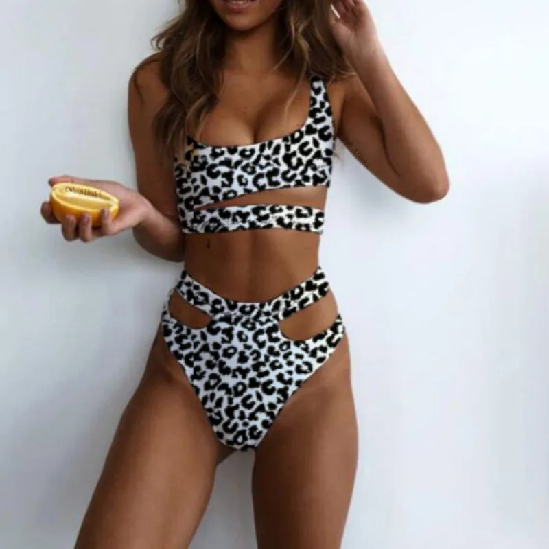 Womens Bikini Set 2019 Summer Swimsuit Leopard Print High Waist Push Up Hollow Out Ladies Bathing Suit Swimwear Beachwear
Womens Bikini Set 2019 Summer Swimsuit Leopard Print High Waist Push Up Hollow Out Ladies Bathing Suit Swimwear Beachwear