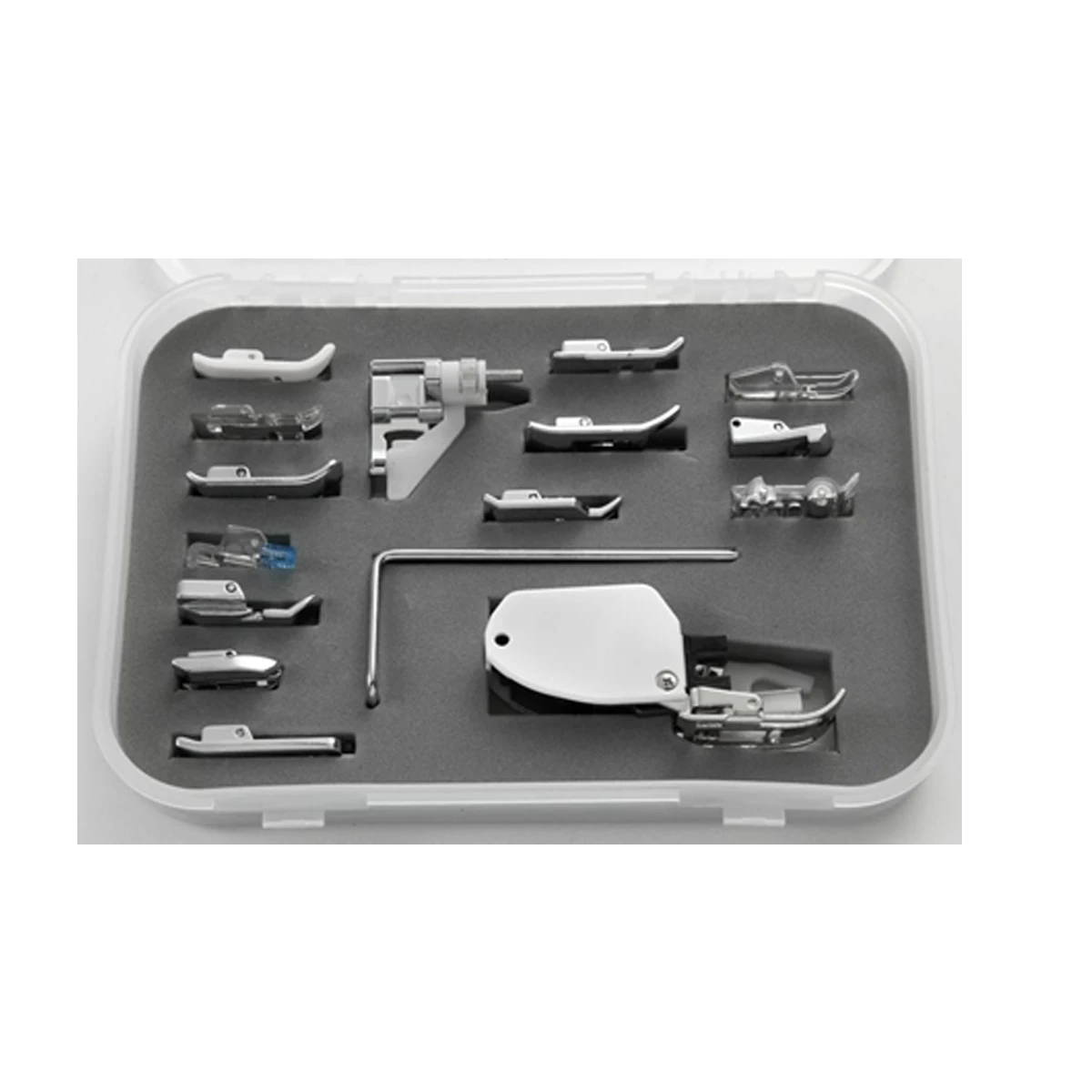 Sew Tech 16pcs Mini Sewing Machine Presser Feet Set For Brother Singer Janome Presser Foot Braiding Blind Stitch Darning
Sew Tech 16pcs Mini Sewing Machine Presser Feet Set For Brother Singer Janome Presser Foot Braiding Blind Stitch Darning