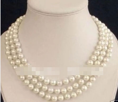 Free shipping >>@ 1306 Details about 3 Rows Akoya Cultured 7-8 MM White Pearl Necklace
Free shipping >>@ 1306 Details about 3 Rows Akoya Cultured 7-8 MM White Pearl Necklace