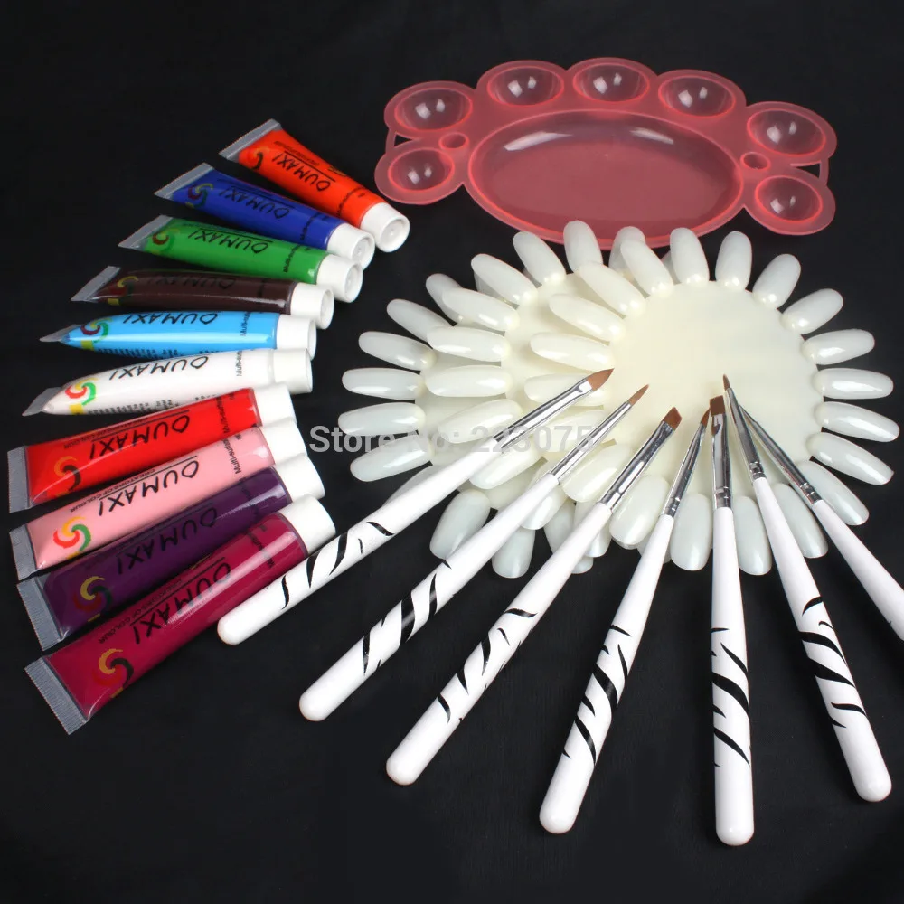 Hot Wholesale 12 Color 3D Paint Tube Draw Acrylic Tip Nail Art 12ml & Display Pallet 8 Pcs Pen
Hot Wholesale 12 Color 3D Paint Tube Draw Acrylic Tip Nail Art 12ml & Display Pallet 8 Pcs Pen