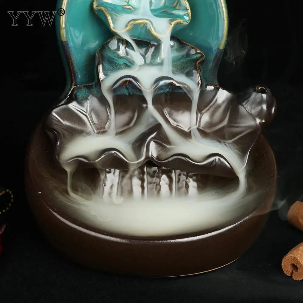 Incense Burner Backflow Waterfall Incense Cones Holder Censer Aroma Smoke Burner Aromatherapy Durable Home Decoration Handcrafts
Incense Burner Backflow Waterfall Incense Cones Holder Censer Aroma Smoke Burner Aromatherapy Durable Home Decoration Handcrafts