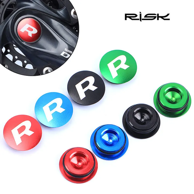 RISK 2017 MTB Bicycle Chain Wheel Crank Cover Road Mountain Bike Crankset Bolts Cover Cap Waterproof Aluminum CNC Axis BB Cap
RISK 2017 MTB Bicycle Chain Wheel Crank Cover Road Mountain Bike Crankset Bolts Cover Cap Waterproof Aluminum CNC Axis BB Cap