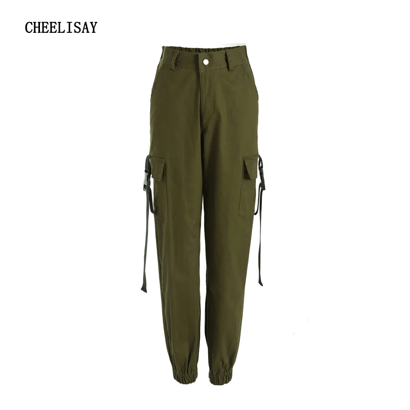 Fashion Black High Waist Cargo Pants Women Pockets Patchwork Loose Streetwear Pencil Pants 2019 Fashion Hip Hop Women's Trousers
Fashion Black High Waist Cargo Pants Women Pockets Patchwork Loose Streetwear Pencil Pants 2019 Fashion Hip Hop Women's Trousers
