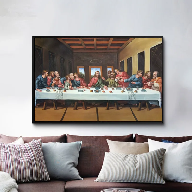 The world famous paintings Da Vinci last supper 100% hand-painted paintings Classical Figure decoration picture
The world famous paintings Da Vinci last supper 100% hand-painted paintings Classical Figure decoration picture