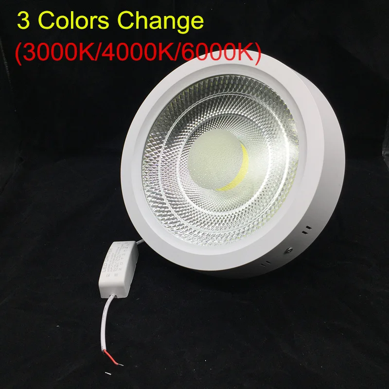 Free shipping 10W/15W Round 3 Colors Change (3000K/4000K/6000K) Surface Downlight lighting Indoor light AC 110-240V + Driver
Free shipping 10W/15W Round 3 Colors Change (3000K/4000K/6000K) Surface Downlight lighting Indoor light AC 110-240V + Driver