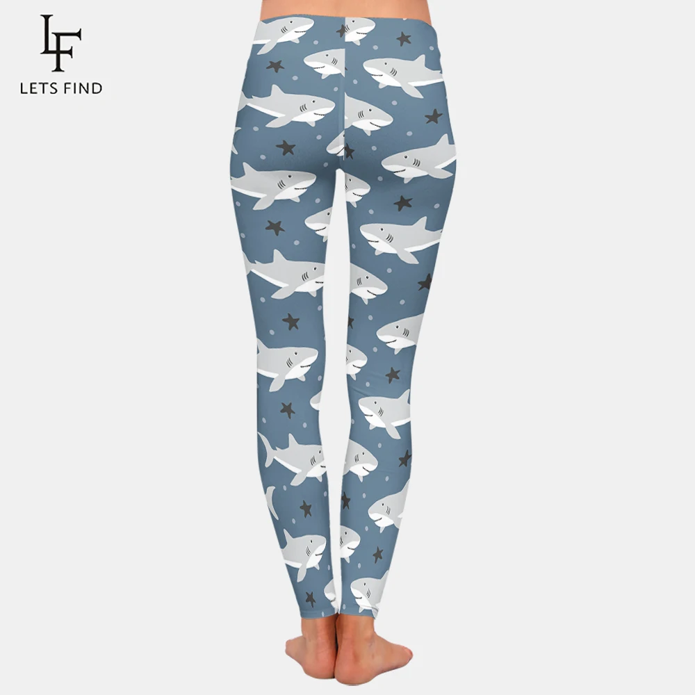 New Cute Shark Print Leggings High Elasticity Fitness Workout Soft Plus Size Legging Women Casual Streetwear Push Up Leggins
New Cute Shark Print Leggings High Elasticity Fitness Workout Soft Plus Size Legging Women Casual Streetwear Push Up Leggins