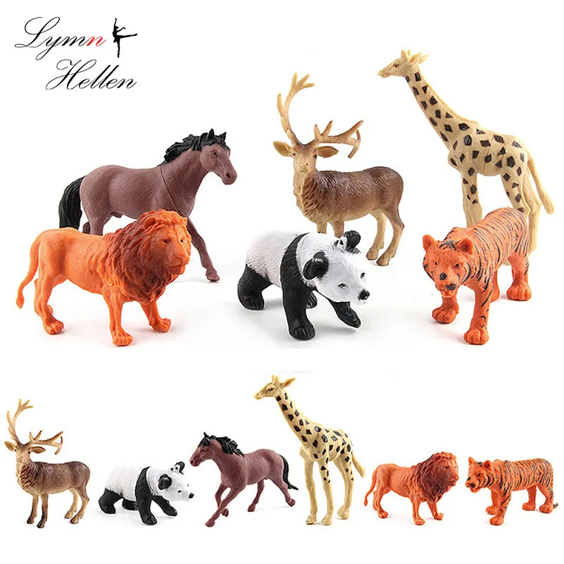 15 CM Plastic Zoo Animal Figure Tiger Leopard Giraffe Panda Kids Toy Lovely Wild Animal Rubber Toys Collection Set Gift Children
15 CM Plastic Zoo Animal Figure Tiger Leopard Giraffe Panda Kids Toy Lovely Wild Animal Rubber Toys Collection Set Gift Children