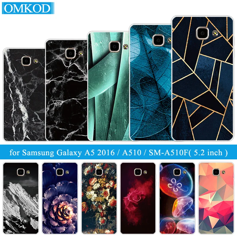5 2 дюймовый ромбик Fundas для Galaxy A5 2016/A510F Мягкий ТПУ силиконовый чехол Прозрачный