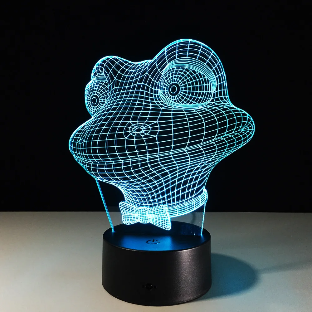 Разноцветная визуальная стереоскопическая лягушка с 3D мультяшным рисунком, светильник Ник с дистанционным управлением, беспроводной дина...
Разноцветная визуальная стереоскопическая лягушка с 3D мультяшным рисунком, светильник Ник с дистанционным управлением, беспроводной дина...