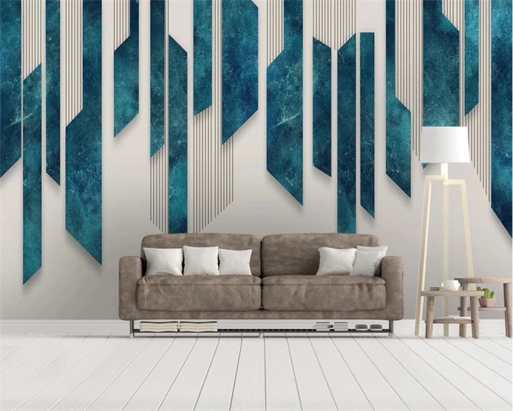 beibehang Custom wallpaper 3D photo fashion Nordic simple personality geometric art abstract TV background wall decoration
beibehang Custom wallpaper 3D photo fashion Nordic simple personality geometric art abstract TV background wall decoration