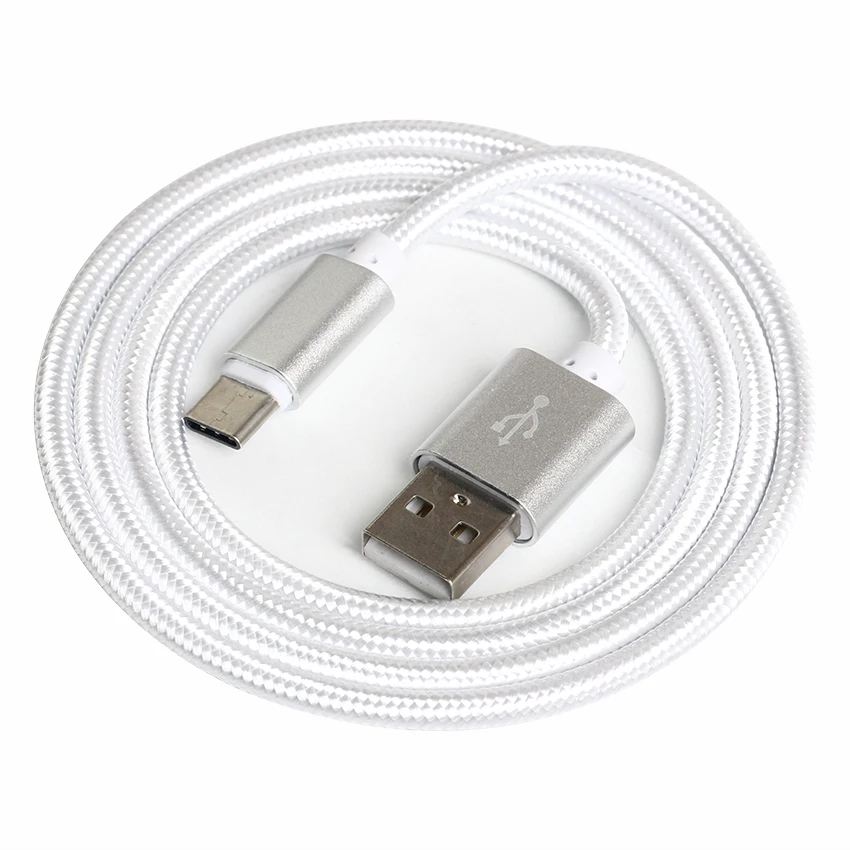 Нейлоновый usb-кабель для синхронизации данных и зарядки ZenPad Z582KL BLU Pure XR Vivo XL 5 Type C USB