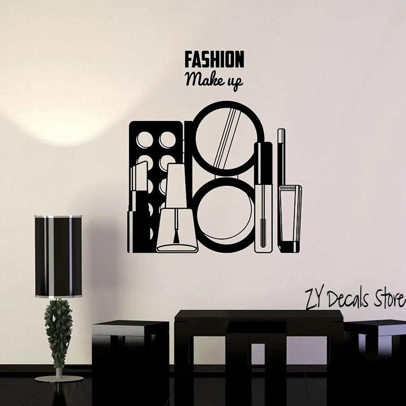 Beauty Salon Wall Decal Girl Room Fashion Makeup Style Wall Stickers Removable Art Mural Home Decoration Make up Wall Decor L435
Beauty Salon Wall Decal Girl Room Fashion Makeup Style Wall Stickers Removable Art Mural Home Decoration Make up Wall Decor L435