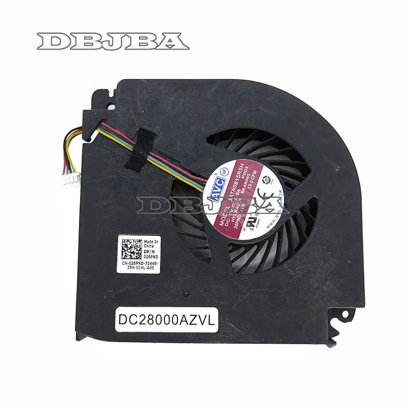 CPU Fan For Dell Precision M5700 M6700 laptop CPU cooling fan cooler 026PND MG60150V1-C040-S9A BATA0815R5H P003
CPU Fan For Dell Precision M5700 M6700 laptop CPU cooling fan cooler 026PND MG60150V1-C040-S9A BATA0815R5H P003