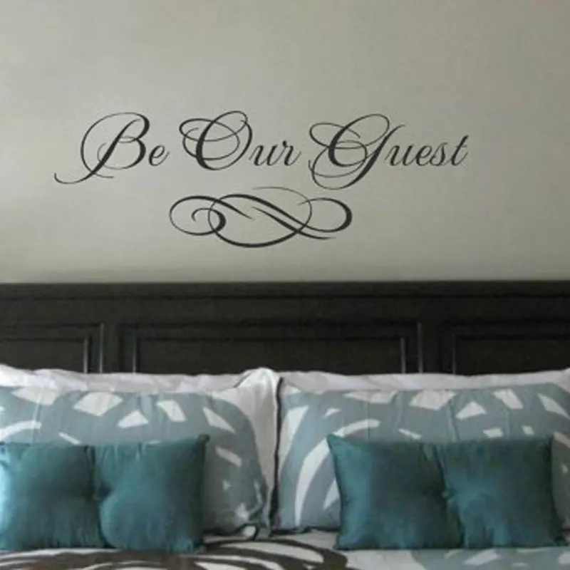 Be Our Guest Wall Sticker Vinyl Quotes Creative Removable Wall Decal Mural Art Home Decor Lettering Home Decoration
Be Our Guest Wall Sticker Vinyl Quotes Creative Removable Wall Decal Mural Art Home Decor Lettering Home Decoration