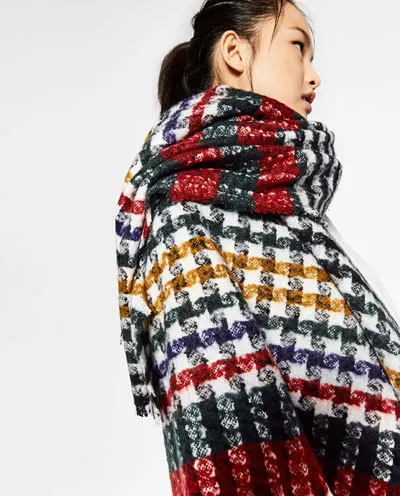 New Winter Oversize Scarf 2016 Cashmere Scarf Women Houndstooth Blanket Scarf New Designer Acrylic Basic Shawls Women's Scarves
New Winter Oversize Scarf 2016 Cashmere Scarf Women Houndstooth Blanket Scarf New Designer Acrylic Basic Shawls Women's Scarves