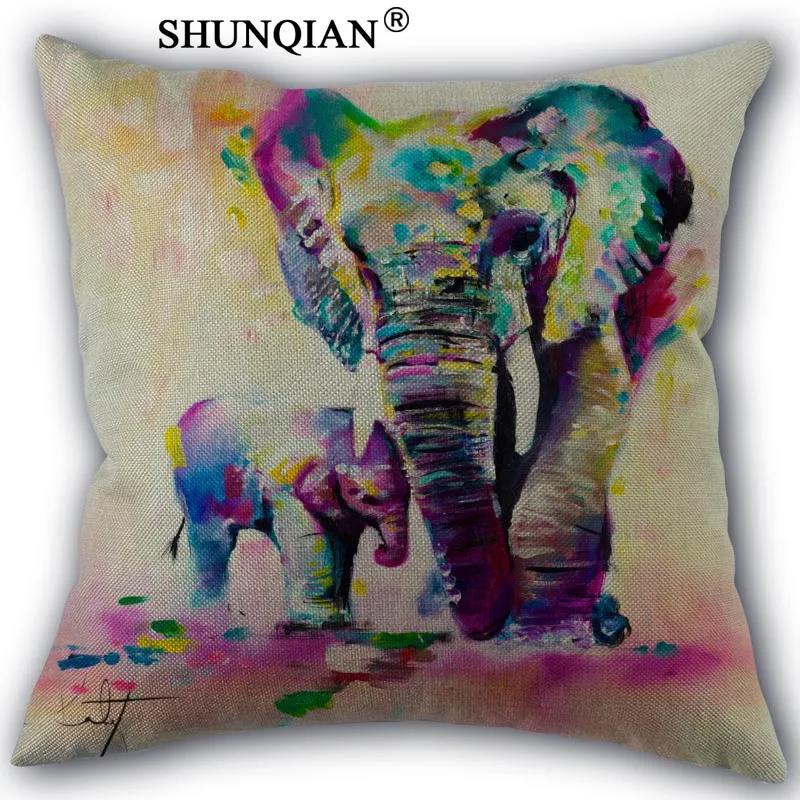 2017 New Arrivals elephant Pillow Cover Linen Cotton Home Textiles Decorative Pillowcase Customize Gift 45x45cm one side
2017 New Arrivals elephant Pillow Cover Linen Cotton Home Textiles Decorative Pillowcase Customize Gift 45x45cm one side
