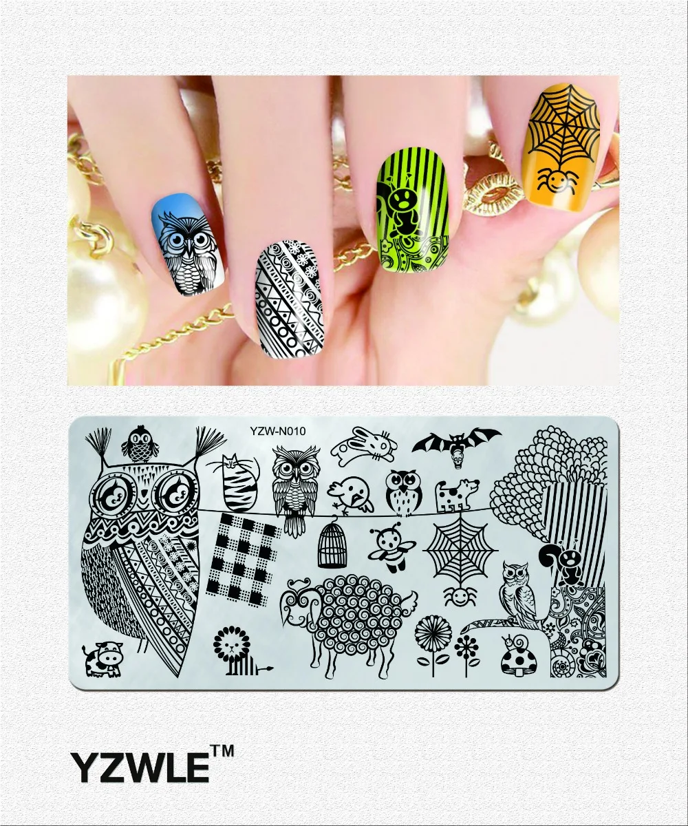 YZWLE 6cmx12cm Series Stainless Steel DIY Stamping Nail Art Image Plates Template For Manicure Salon
YZWLE 6cmx12cm Series Stainless Steel DIY Stamping Nail Art Image Plates Template For Manicure Salon