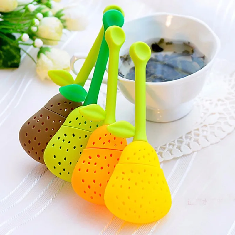 Random 1 Piece Pear Shape Tea Strainer Reusable Strainer Teaspoon Kitchen Tea Ball Tea Infuser Silicone
Random 1 Piece Pear Shape Tea Strainer Reusable Strainer Teaspoon Kitchen Tea Ball Tea Infuser Silicone