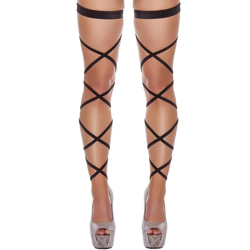 Sexy Lingerie For Women Sexy Thigh High Stockings DIY Bandage Adjustable Hollow Out Gothic Leg Wrap Hosiery Party Sexy Stockings
Sexy Lingerie For Women Sexy Thigh High Stockings DIY Bandage Adjustable Hollow Out Gothic Leg Wrap Hosiery Party Sexy Stockings