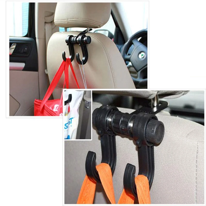1PC New Double Auto Car Back Seat Headrest Hanger Holder Hooks Clips For Bag Purse Cloth Grocery Automobile Interior Accessories
1PC New Double Auto Car Back Seat Headrest Hanger Holder Hooks Clips For Bag Purse Cloth Grocery Automobile Interior Accessories