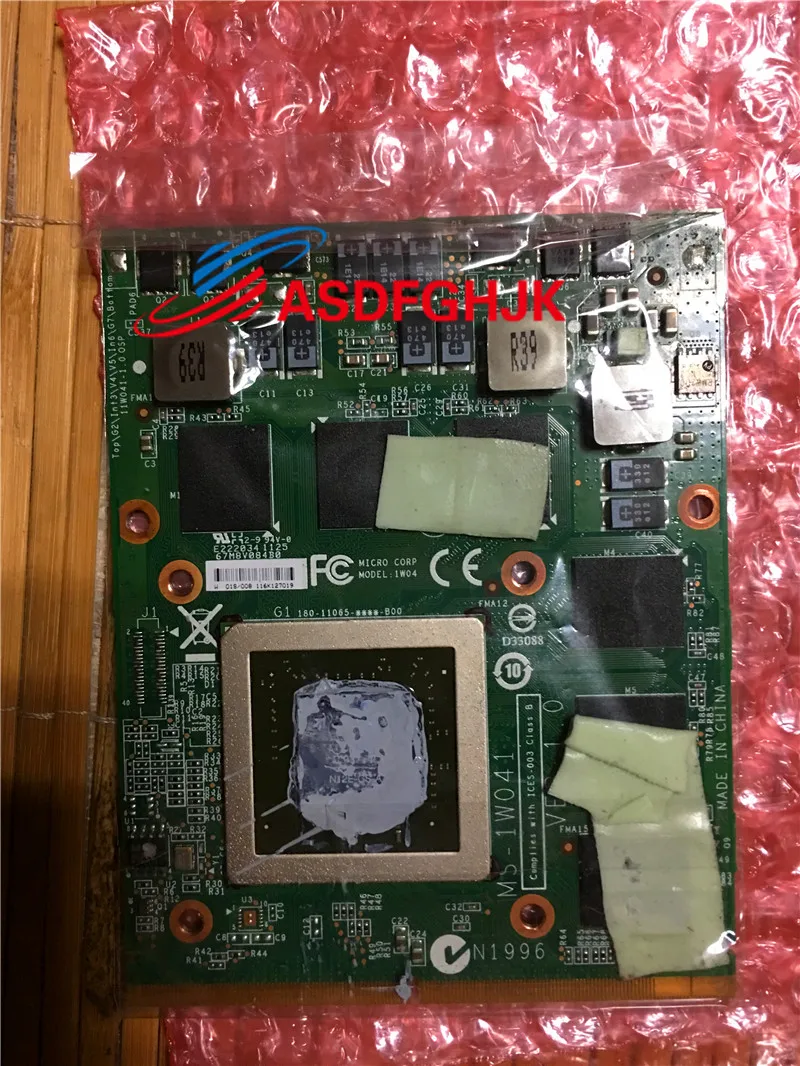 Оригинальный MS 1W041 для MSI GT780DX GT680DX GT680 GT780 материнская плата ноутбука GTX560M Графика