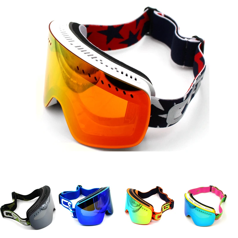 New Arrivals 5 StylesBrand Ski Goggles Big Lens UV400 Anti-Fog Ski Mask Skiing Men Women Snow Snowboard Goggles
New Arrivals 5 StylesBrand Ski Goggles Big Lens UV400 Anti-Fog Ski Mask Skiing Men Women Snow Snowboard Goggles