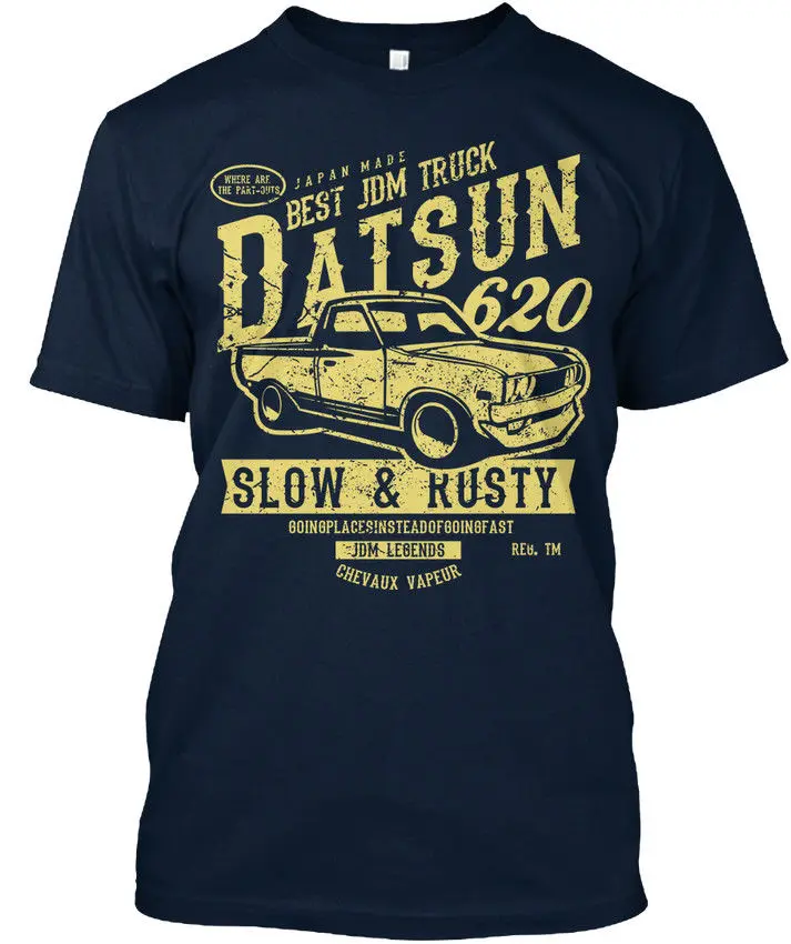6 2 0 Япония сделал лучший Jdm грузовик Datsun 620 Slow & Rusty Премиум Футболка|Мужские