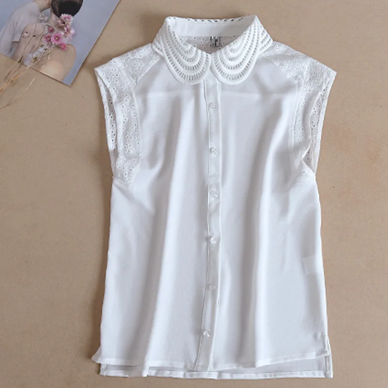 Korean wild ribbon bow decorative Cotton detachable shirt collar Sleeveless shirt collar hollow decoration fake collar female
Korean wild ribbon bow decorative Cotton detachable shirt collar Sleeveless shirt collar hollow decoration fake collar female