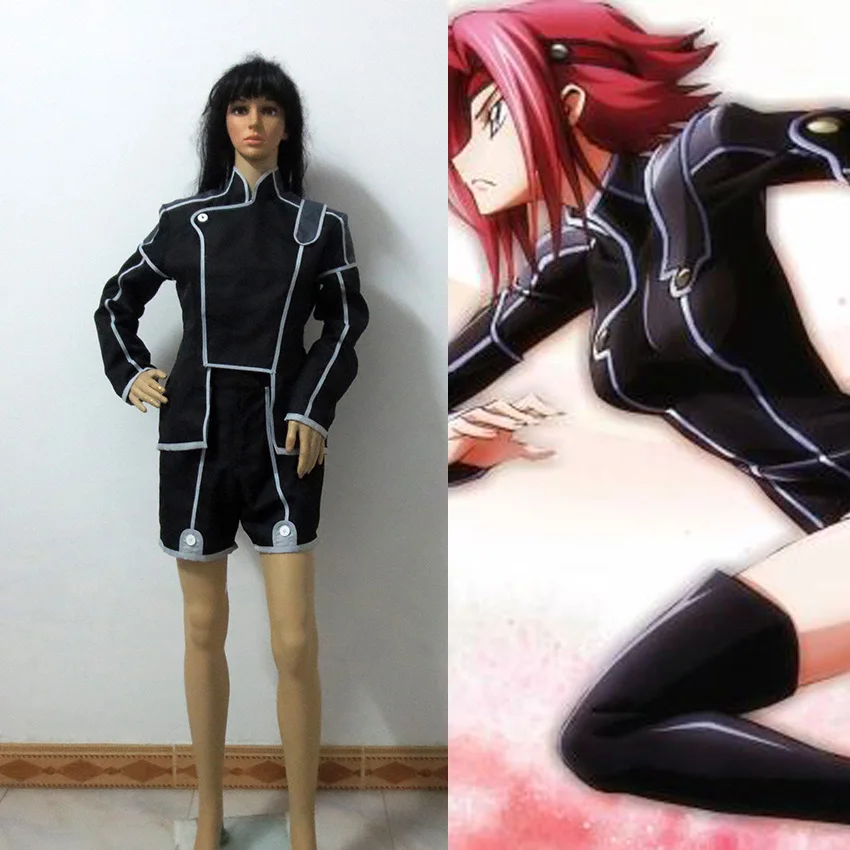 Code Geass Kallen Stadtfeld The Order of the Black Knights Cos Anime Party Cosplay Costume Uniform Custom Made Any Size
Code Geass Kallen Stadtfeld The Order of the Black Knights Cos Anime Party Cosplay Costume Uniform Custom Made Any Size